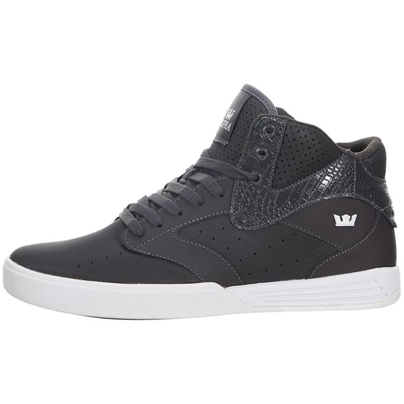 Buty Supra KHAN - Buty Skate Damskie - Szare (BTNQ-24091)